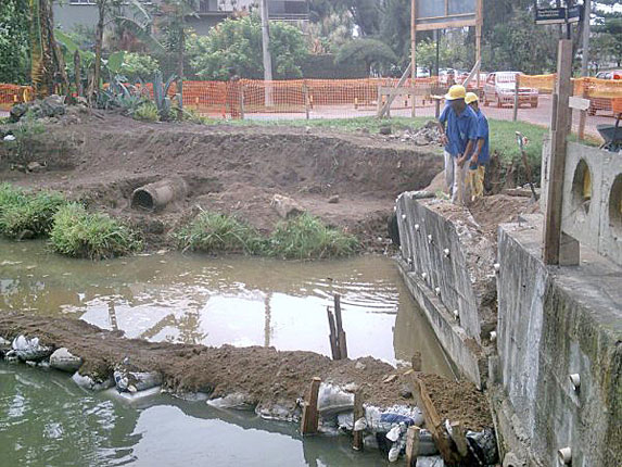 Contenção com Muro de Gabiões Recreio dos Bandeirantes - RJ