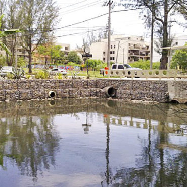 Contenção com Muro de Gabiões Recreio dos Bandeirantes - RJ