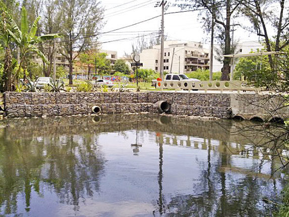 Contenção com Muro de Gabiões Recreio dos Bandeirantes - RJ