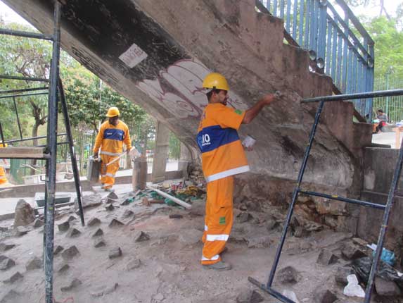 Recuperação de Passarela em Estação de Trem-2