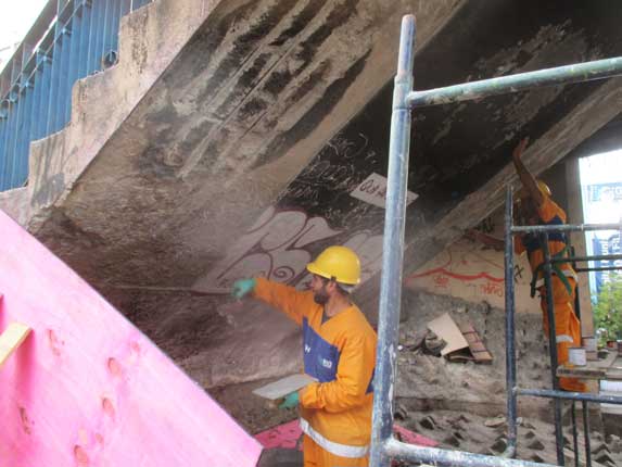 Recuperação de Passarela em Estação de Trem-4